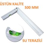 Meşem Alüminyum Gönye Su Terazili 50 cm Ürün Kodu 564 Sağlam Ürün 1 Adet