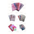 Meseve Kendinden Bantlı Yapışkanlı Metalize Hediye Paketi Poşeti 25x35 50 Adet
