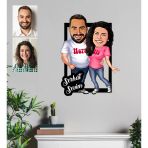 Meşgalem Tasarım Kişiye Özel Aile Ahşap Tablo