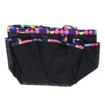 Mesh Alışveriş Torbası Taşınabilir PVC Kokusuz Tuvalet Tuvalet Depolama Çantası Kötü Yüzme Havuzu, Gezginler Için Dayanıklı Duş (BLACK)