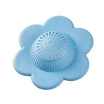 Mesh Filtreleme Ile Mutfak Yıkama Elek Kapağı - Kabızlık Önler - Ev Için PVC Malzeme (BLUE)