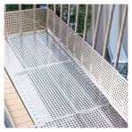 Mesh Levhalar,,304 Paslanmaz Çelik Delikli Sac, Kedi Balkon için Sızdırmaz Düşme Önleyici Mesh Ped, Dekoratif Ekran Izgarası, 1mm Kalın Gümüş Metal Plaka, Boyut 78x122cm
