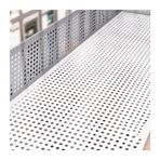 Mesh Levhalar,,304 Paslanmaz Çelik Delikli Sac, Windows ve Balkonlar için Hırsızlığa Karşı Mesh Pedi, Güvenlik Koruyucu Net, Sızdırmaz Dekoratif Izgaralar, Gümüş Delme Plakası 63x100cm