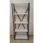 MESİR PLASTİK Monte Dosya Dolabı Ofis Ev Metal Kitaplık 5 Raflı