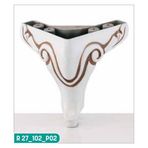 Mesir Sultan 16 cm 9010 Açık Kahve Ahşap Plastik Ayak
