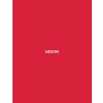 MESOKI Notebook, Solid Collection, Chroma, Glossy Red, Dot, 80 Pages, Soft Cover (7.5 x 9.75)