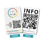 MESSAGENES | PVC Kart Google QR Code ve NFC'de Bizi İnceleyin | Yeniden Kullanılabilir Akıllı QR Kodu ve NFC | 1 Birim | 2 Taraf | İncelemeler ve Bilgiler | İşinizi Artırın | Kolay Yorumlar Alın |