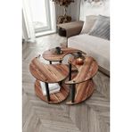 Messer Yin Yang Unıty Serenıty Orta Sehpa 3 Lü Madran Ceviz 70Cm