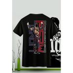 Messi Forma Ön ve Arka Baskılı Unisex T-Shirt/tişört - Tüm Yaş Grupları - Siyah - 6 Yaş