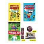 Messi Mi Ronaldo Mu / Karavana Johnny Kazara Futbol Dehası / Gizli Futbol Dehası 3 Kitap Ayraç Vs