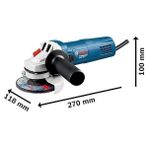Mestore Bosch Gws 750 S Avuç Taşlama Makinesi - 3165140938051
