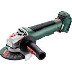 Metabo Wpb 18 Lt Bl 11-125 Quıck Akülü Avuç Taşlama, Pedal Tipi Şalter, Disk Fren Sistemi, Kömürsüz Motor, 1.100 Watt Muadili - 613059840 (Akü & Şarj Cihazı Hariç)