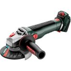 Metabo Wvb 18 Lt Bl 11-125 Quıck Devir Ayarlı Akülü Avuç Taşlama, Disk Fren Sistemi, Kömürsüz Motor, 1.100 Watt Muadili - 613057840 (Akü & Şarj Cihazı Hariç)