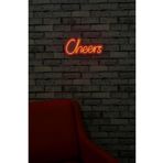 METADESİNG - Cheers - Neon Yazı Led Işık Dekoratif Duvar Aydınlatması Sihirli Led Mesajlar