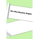 metafortoys Boş Dev Boyama Kağıdı 2 metre x 62 cm Kağıt Aktivite Rulosu