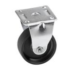 Metafranc sabit tekerlek Ø 50 mm - 42 x 42 mm plaka - plastik tekerlek - sert tekerlek - kaymalı yatak - 40 kg taşıma kapasitesi/taşıma tekerleği/mobilya tekerleği/ağır yük tekerleği / 800560