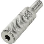 Metal 3.5mm TRS Stereo Dişi Jak Ses Kablosu Uzatma Konnektörü