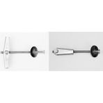 Metal Alçıpan Paraşüt Dübel Vidalı 8 Cm - 20 Adet