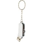 Metal Anahtar USB Flaş Bellek - 32 GB - Gümüş
