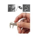 Metal Anahtarlık Kumpas Metal 40Mm Mini Kumpas Anahtarlık Ölçme