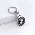 Metal Anahtarlık Siyah Bmw Logolu Anahtarlık E46 E60 E90 F30 X5