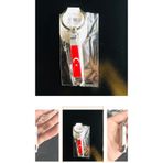 Metal Anahtarlık, Türk Bayraklı ve Selçuklu Amblemli, Açık Gri, Şık ve Dayanıklı Tasarım
