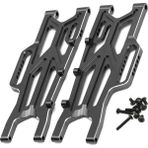 Metal Arka Süspansiyon Kolları Salıncak Kolu ARA330710 Arrma 1/10 Kraton 4x4 4s V2 Blx Rc Araba Yükseltme Parçaları Siyah (Yurt Dışından)