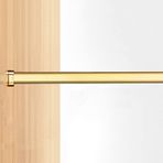 Metal asılı çubuk dolap dolap elbise destek askı çubuğu flanş uç kapakları Oval dolapları nizer kutup altın siyah beyaz gri 31.5in/80cm boyutu