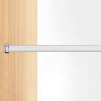 Metal asılı çubuk dolap dolap için flanş uç kapakları elbise desteği askı çubuğu Oval dolaplar nization altın/siyah/beyaz/gri renkler 43.3in/110cm boyutu