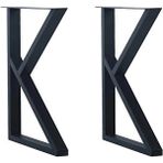 Metal Ayak Çalışma Masası Kütük Masa Ayağı Metal Mobilya Ayağı