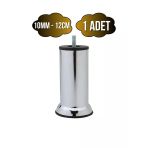 Metal Ayak Vidalı Pasolu Mobilya Yatak Koltuk Baza Ayağı(Metal)(10Cm - 12Cm)(Krom)(10Mm)(Vidalı) Krom 12Cm 12Cm - 1 Adet