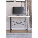 Metal Ayaklı Çalışma Masası Ofis Masası Beyaz 60 x 90 CM Beyaz