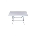 Metal Ayaklı Katlanır Plastik Masa 70X120 Cm Açık Gri