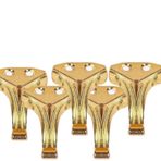 Metal Aysak Epoksi Tepsi Tesbih Kutusu Ve Aksesuar Ürünleri İçin Mini Ayak 100 lü 2,5 Cm Gold