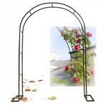 Metal Bahçe Düğün Arch Arbor Tırmanma Bitki Dekorasyon Standı Açık Balon Kemerler Kiti Töreni Destek Kafes Çerçeve