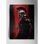 Metal Baskı Parlak Sanat Duvar Tablosu - Spartan - 20 x 30