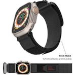 Metal Başlıklı Şık Tasarımlı Apple Watch Kordon 42MM 44MM 45MM 49MM Uyumlu Watch Ultra Kayış - Siyah - Siyah