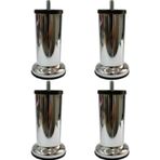 Metal Baza Koltuk Kanepe Sehpa Ayağı Krom 12 Cm 3/8" Kalın Diş (4 ADET)