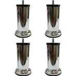 Metal Baza Koltuk Kanepe Sehpa Ayağı Krom 12 Cm M8 Ince Diş (4 ADET)