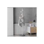 Metal Beyaz Ayaklı Askılık Elbise Askısı Portmanto Askılık 165*32 Cm