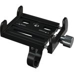 Metal Bisiklet Motosiklet Atv Telefon Tutucu Ayarlanabilir Siyah