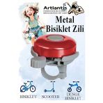 Metal Bisiklet Zili 1 Adet Scooter Zili Denge Zili Alümünyum Bisiklet Zili Bisiklet Süsü Korna Aksesuar