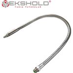 Metal Bor Yağı Hortumu Dış Dişli Erkek 3/8X700