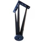 Metal Boru Ayak Kütük Masa Dresuar Kaşıklık Kitaplık Orta Sehpa Zigon Ayağı 40 Cm (1 Adet)