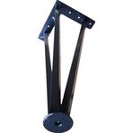Metal Boru Ayak Kütük Masa Dresuar Kaşıklık Kitaplık Orta Sehpa Zigon Ayağı 45 Cm 1 Adet