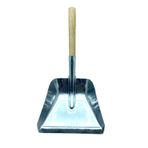 METAL BÜYÜK - GENİŞ GALVANİZ FARAŞ KÜREK AHŞAP SAPLI (5296)