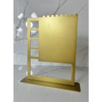 Metal Büyük Takı Standı, Askılık, Düzenleyici, 31X28X7,5 cm - Altın