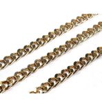 Metal Çanta ve Takı Zinciri 10 MM 1 Metre Altın