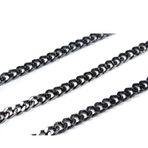 Metal Çanta ve Takı Zinciri 10 MM 1 Metre Siyah