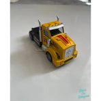 Metal Çek Bırak Tır Kafası Araba 13X5 Cm Sarı Vitrin